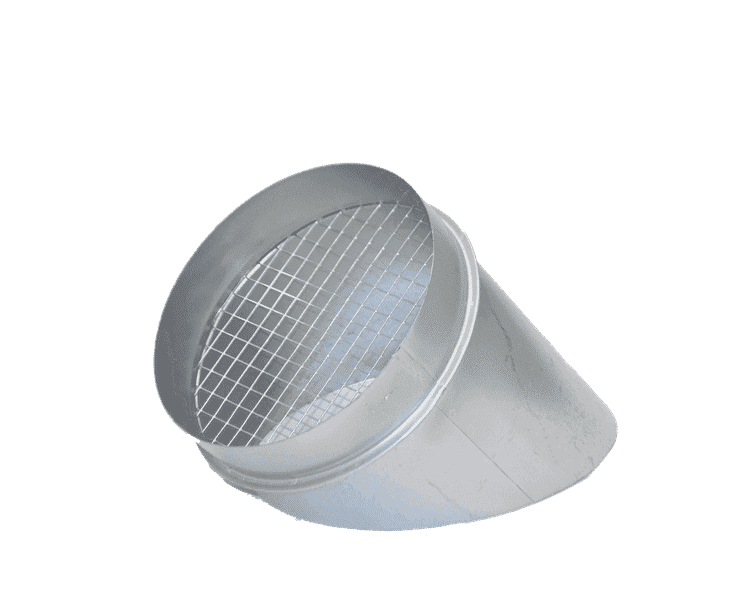 Auvent pare-pluie grillagé