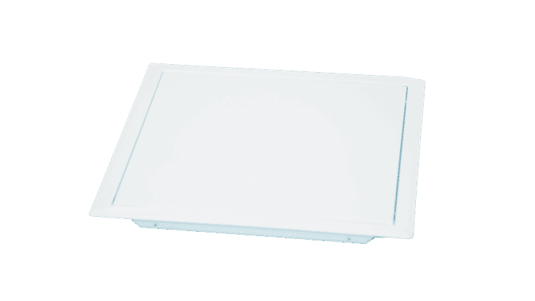 Trappe de visite faux plafond système pousser/lacher