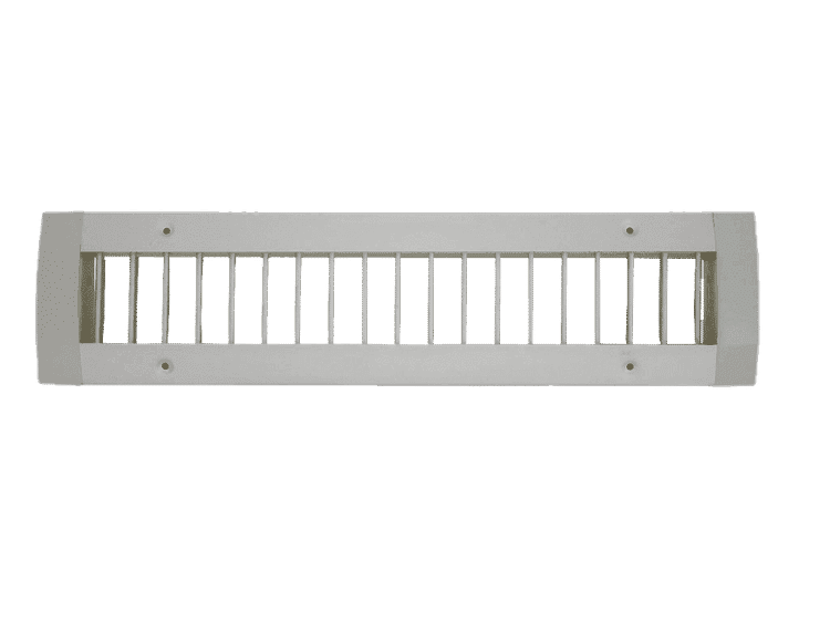 Grille 100 simple déflexion pour gaine circulaire