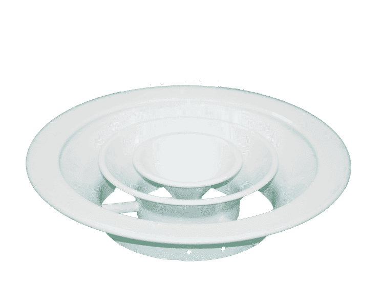 Diffuseur circulaire avec registre