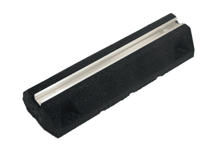 Pied type rubber foot