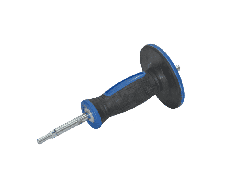 Outil de pose pour cheville electrozinguée